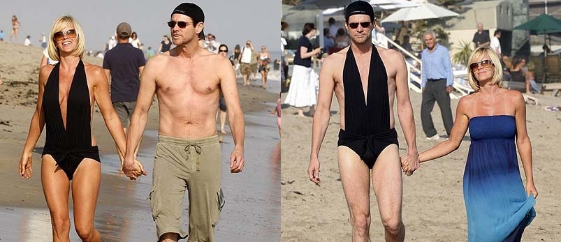 Jim Carrey likes to have a little fun at the beach