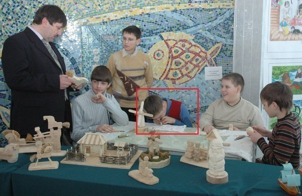Meanwhile, in Russian Arts & Crafts class...