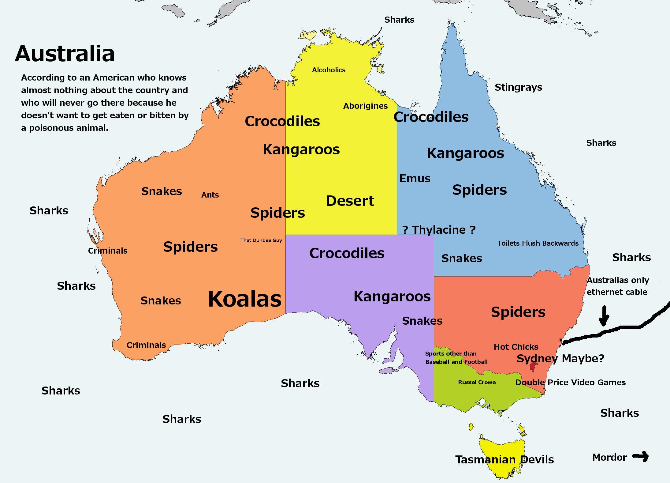 Australia According to an American
